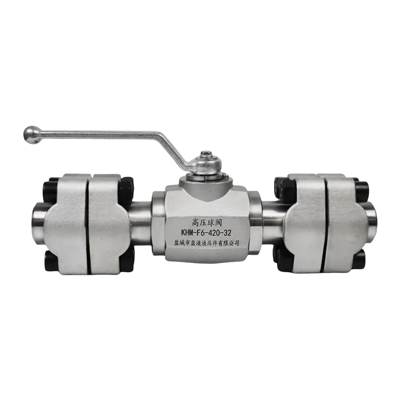 KHM Series High-Pressure Flange Ball Valve, Split Flange Type Ball Valve KHM-F3-F6 KHM Series High-Pressure Flange Ball Valve, Split Flange Type Ball Valve KHM-F3-F6