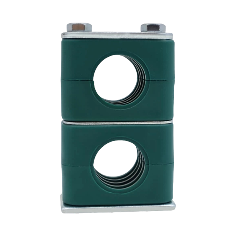 Light-Duty Plastic Pipe Clamp, Single Hole Upper/Lower Double Layer Pipe Clamp, TLPG3+TLPG18 Series Pipe Clamp