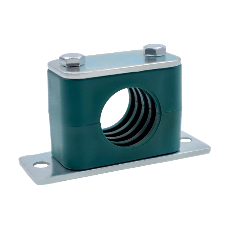 Light-Duty Plastic Pipe Clamp with Extended Mounting Base, TLPG6 Series Pipe Clamp for Cable/Marine Fixing