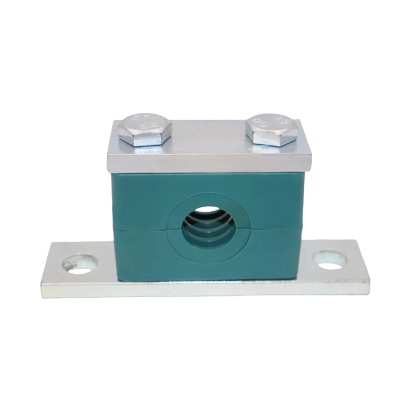 Heavy-Duty Plastic Pipe Clamp with Extended Mounting Base, THPG8 Series Pipe Clamp for Water/Oil Pipe Fixing Heavy-Duty Plastic Pipe Clamp with Extended Mounting Base, THPG8 Series Pipe Clamp for Water/Oil Pipe Fixing