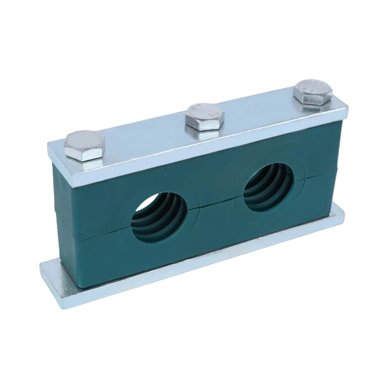 Heavy-Duty Plastic Dual Pipe Clamp, Left-Right Double Row Double Hole Pipe Clamp for Water/Oil Pipe Fixing Heavy-Duty Plastic Dual Pipe Clamp, Left-Right Double Row Double Hole Pipe Clamp for Water/Oil Pipe Fixing