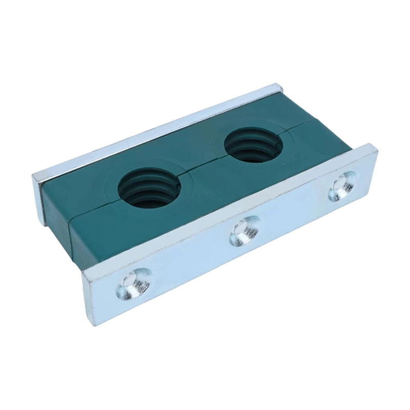 Heavy-Duty Plastic Dual Pipe Clamp, Left-Right Double Row Double Hole Pipe Clamp for Water/Oil Pipe Fixing Heavy-Duty Plastic Dual Pipe Clamp, Left-Right Double Row Double Hole Pipe Clamp for Water/Oil Pipe Fixing