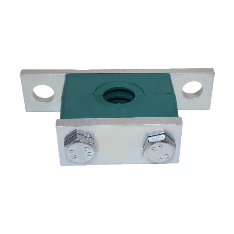 Heavy-Duty Plastic Pipe Clamp with Extended Mounting Base, THPG8 Series Pipe Clamp for Water/Oil Pipe Fixing Heavy-Duty Plastic Pipe Clamp with Extended Mounting Base, THPG8 Series Pipe Clamp for Water/Oil Pipe Fixing