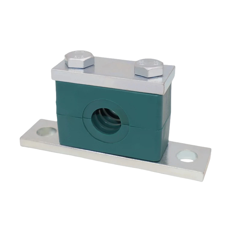 Heavy-Duty Plastic Pipe Clamp with Extended Mounting Base, THPG8 Series Pipe Clamp for Water/Oil Pipe Fixing Heavy-Duty Plastic Pipe Clamp with Extended Mounting Base, THPG8 Series Pipe Clamp for Water/Oil Pipe Fixing